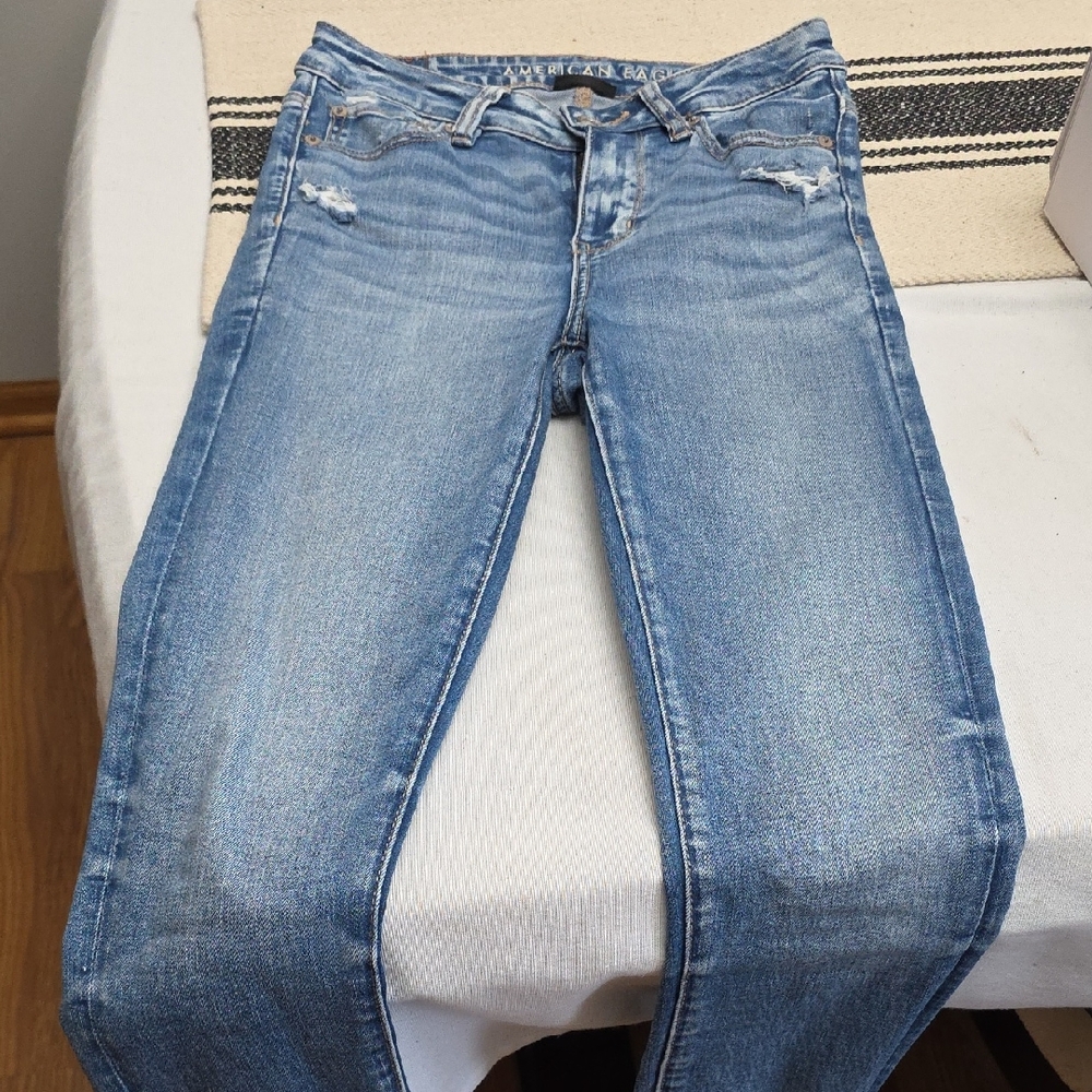 American Eagle Outfitters Light Blue Skinny Jeans